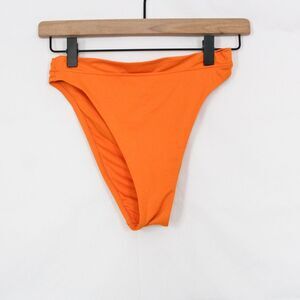 Victoria's Secret Mix and Match Bright Orange High Leg Swim Bottoms Small